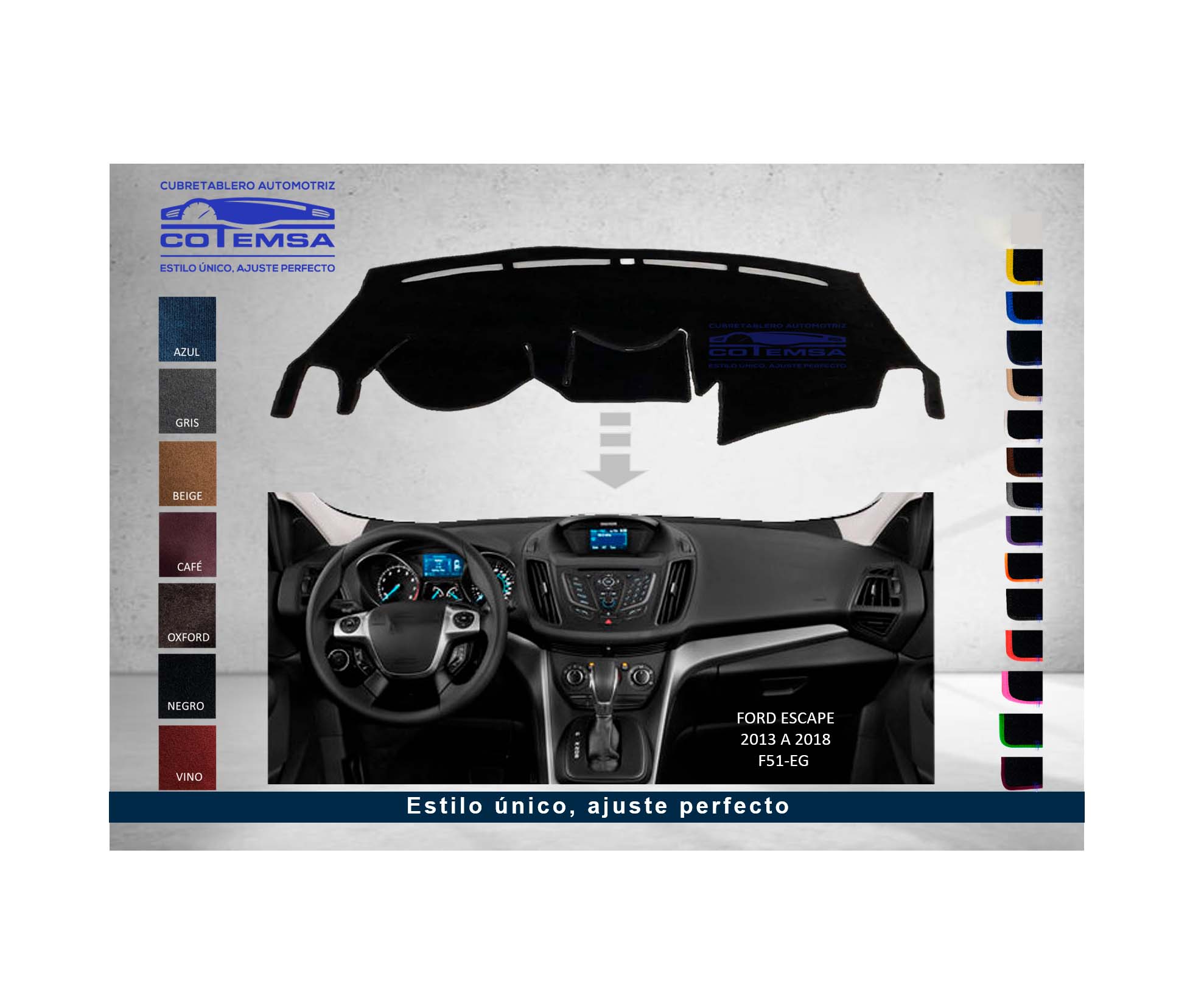 FORD ESCAPE, 2013 A 2018, F51-EG