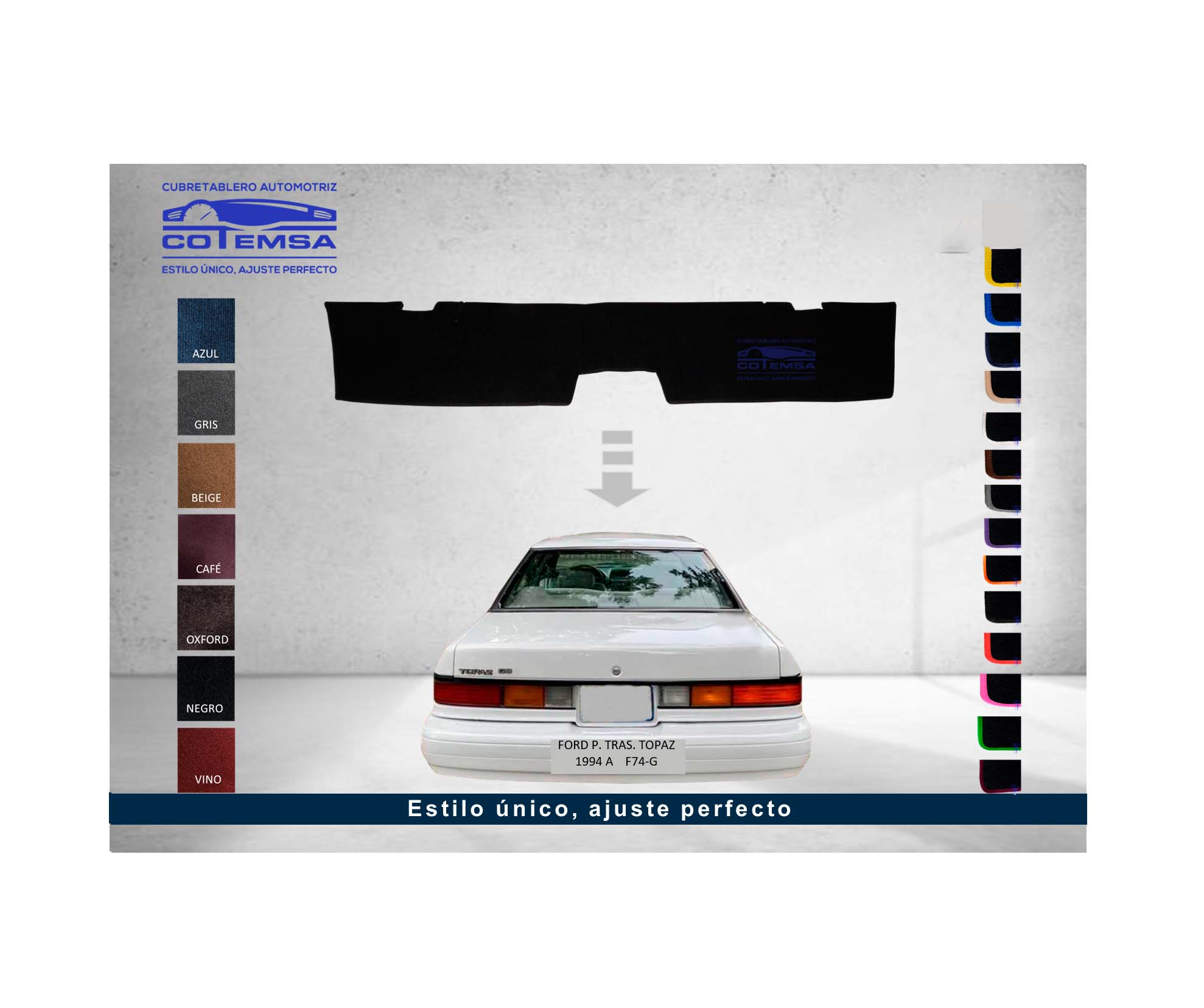 FORD TOPAZ, 1990 A 1994, F74-G