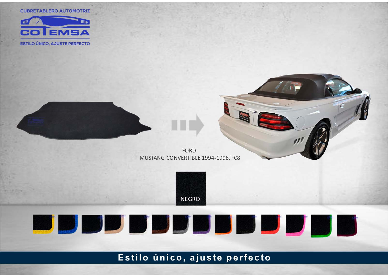 FORD MUSTANG CONVERTIBLE, 1994 A 1998, FC8