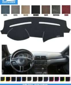 Cubretablero para BMW Serie 3 320 1A 1999–2004 vista superior con tablero como referencia
