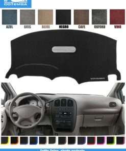 Cubretablero para Chrysler–Dodge Town 2001–2007 con tablero como referencia