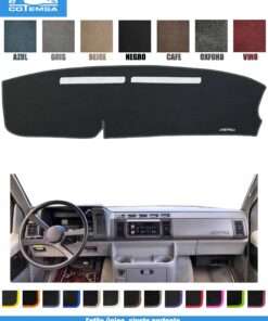 Cubretablero para Chevrolet Astro 1991–1995 vista superior con tablero como referencia.