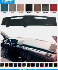 Cubretablero para Chevrolet Cavalier 1990–1994 vista superior con tablero como referencia