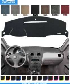 Cubretablero para Chevrolet HHR 2006–2011 vista superior con tablero como referencia