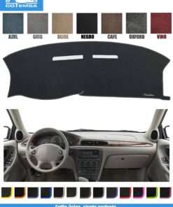 Cubretablero para Chevrolet Malibu 1997–2003 vista superior con tablero como referencia