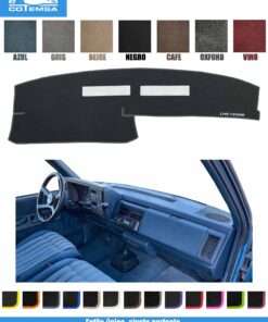 Cubretablero para Cheyenne 1992–1994 vista superior con tablero como referencia