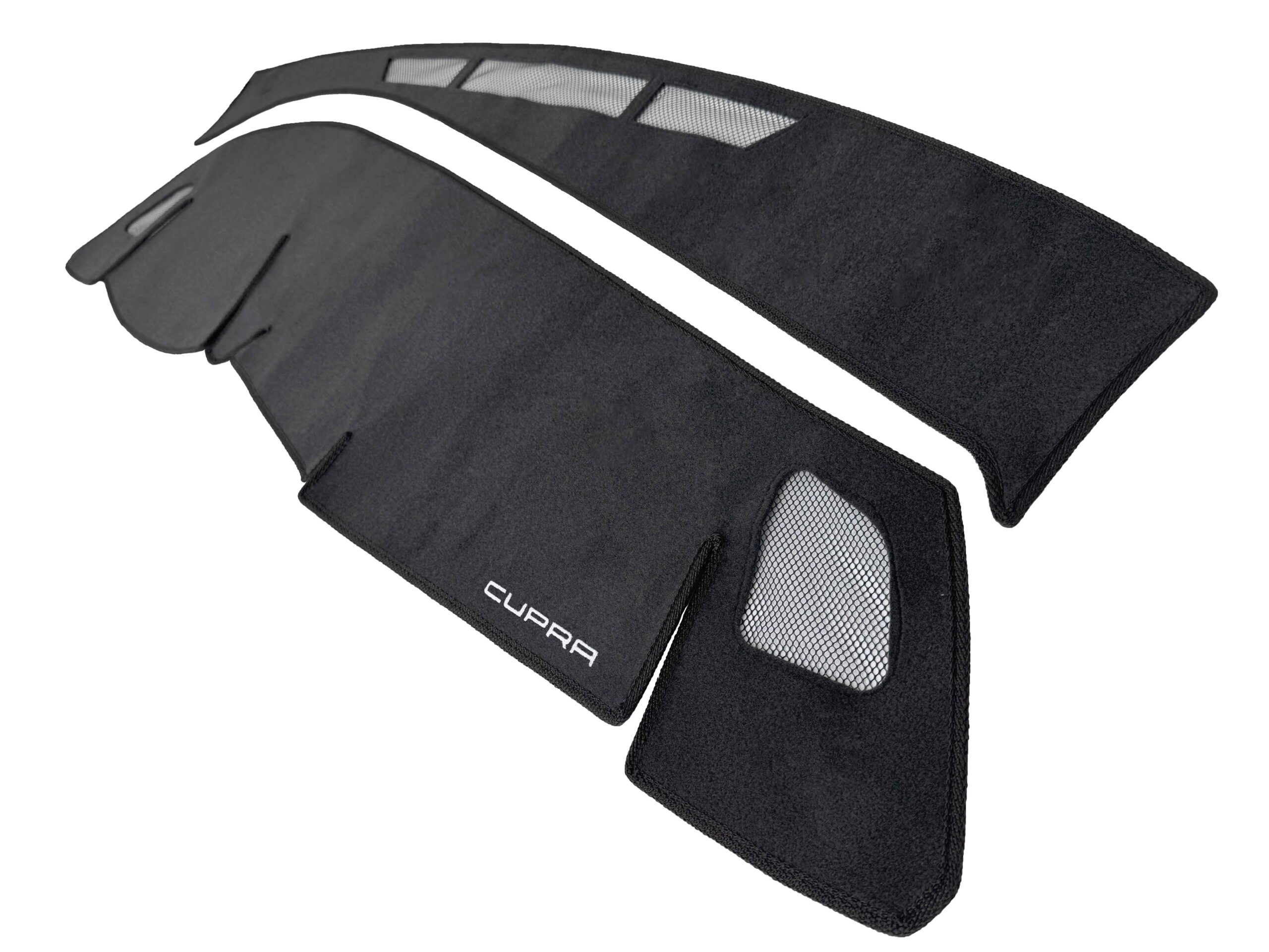 Cubretablero para Cupra León 2020–2024 con detalle del bordado