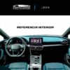 Vista interior del vehículo Cupra LeonT 2020–2024 como referencia