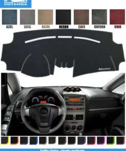 Cubretablero para Fiat Idea Adventure 2007–2011 vista superior con tablero como referencia.