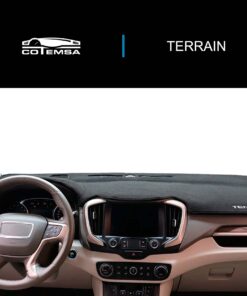 Vista interior del vehículo GMC Terrain Denali 2018–2024 como referencia