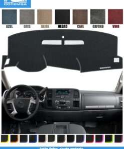Cubretablero para GMC Sierra 2007–2013 vista tablero cmo referencia