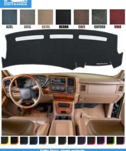 Cubretablero para GMC Sierra 1999–2003 vista tablero como referencia
