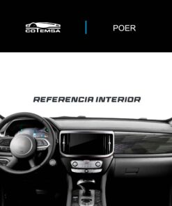 Vista interior del vehículo GWM Poer 2024–2025 como referencia