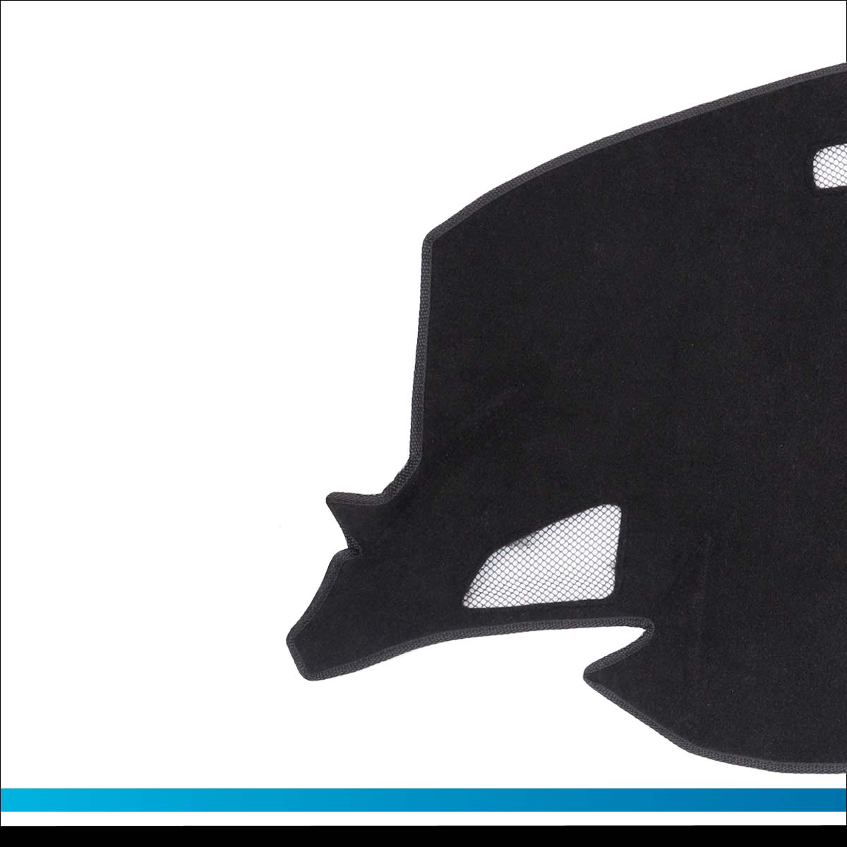 Cubretablero premium para Honda Civic 2016–2021 vista frontal parte izquierda con abertura para ventilador