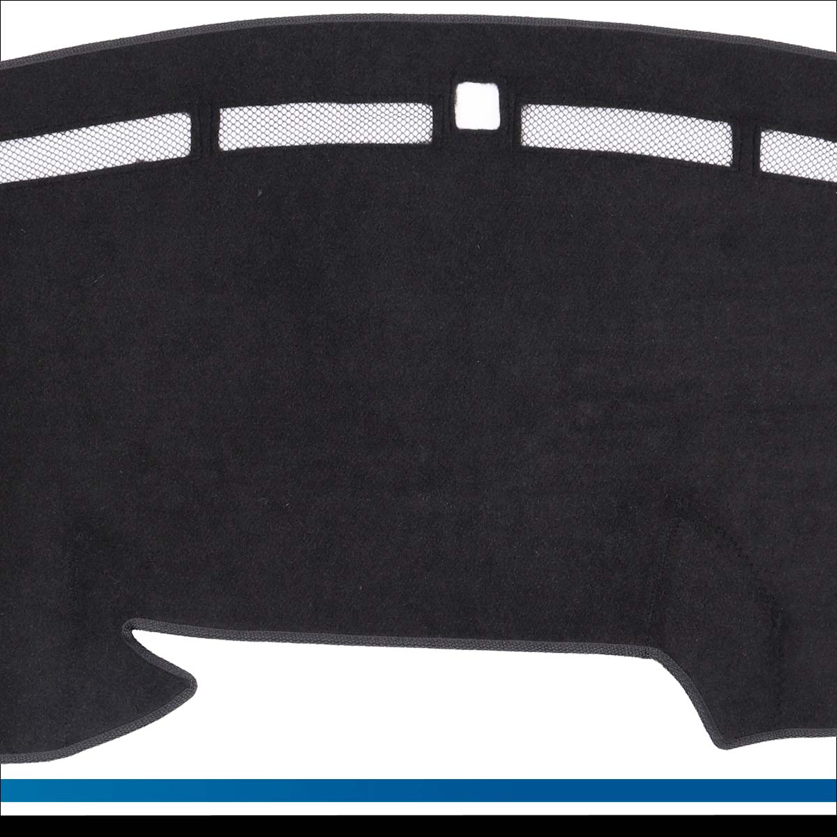 Cubretablero premium para Honda Civic 2016–2021 vista frontal parte media con aberturas para desempañador y sensor