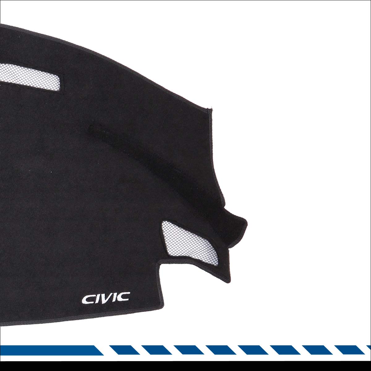 Cubretablero premium para Honda Civic 2016–2021 con detalle del bordado