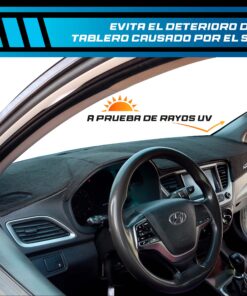 Cubretablero premium para Hyundai Accent 2018–2021 con protección UV