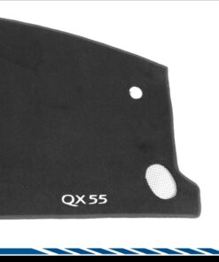 Cubretablero premium para Infiniti QX55 con corte HEAD-UP 2021–2025 con detalle del bordado