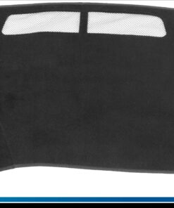 Cubretablero premium para Infiniti QX55 con corte HEAD-UP 2021–2025 vista frontal parte media con aberturas para desempañador