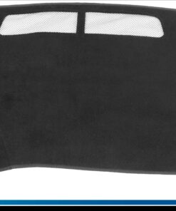 Cubretablero premium para Infiniti QX55 sin corte HEAD-UP 2021–2025 vista frontal parte media con aberturas para desempañador