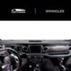 Cubretablero premium para JEEP Wrangler 2019–2024 instalado en el interior del vehículo