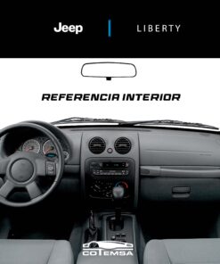 Vista interior del vehículo JEEP Liberty 2002–2007 como referencia