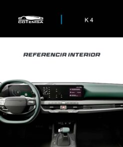 Vista interior del vehículo KIA K4 2024–2026 como referencia