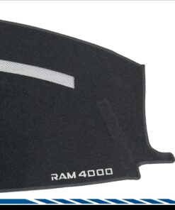 Cubretablero premium para Chrysler–Dodge RAM 4000 2009–2019 con detalle del bordado