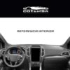 Vista interior del vehículo Ford Edge 2021–2024 como referencia
