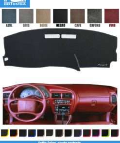Cubretablero para Buick Regal 1995–1996 vista superior con tablero como referencia