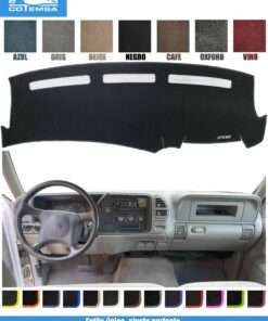 Cubretablero para Chevrolet C-3500 1999–2006 vista superior con tablero como referencia