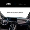 Vista interior del vehículo Chevrolet Colorado 2023–2026 como referencia
