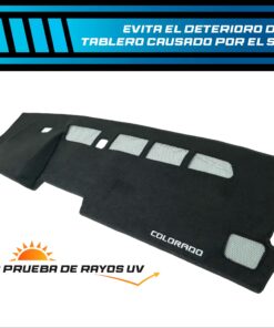 Cubretablero premium para Chevrolet Colorado 2023–2026 con protección UV