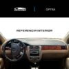 Vista interior del vehículo Chevrolet Optra 2001–2010 como referencia