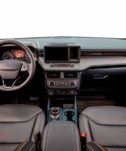 Vista interior del vehículo Ford Maverick 2022–2026 como referencia