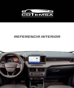 Vista interior del vehículo Ford Maverick 2022–2026 como referencia