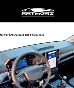 Vista interior del vehículo Ford Ranger 2023–2026 como referencia