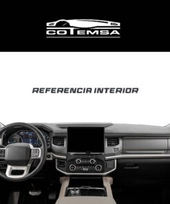 Vista interior del vehículo Ford Expedition 2022–2024 como referencia