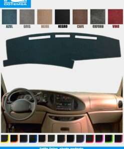 Cubretablero para Ford Econoline USA 1992–1997 vista tablero como referencia