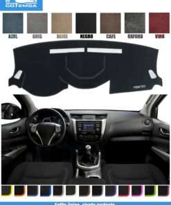 Cubretablero para Nissan Frontier 2016–2026 con tablero como referencia