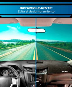 Cubretablero premium para Nissan NP 300 2016–2024 con protección antirreflejante