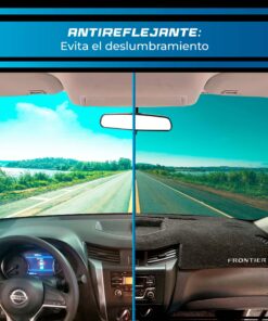 Cubretablero premium para Nissan NP 300 2016–2024 con protección antirreflejante