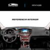 Vista interior del vehículo Nissan Pathfinder 2013–2021 como referencia