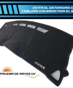Cubretablero premium para Nissan Kicks 2017–2025 con protección UV