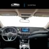 Cubretablero premium para Nissan Sentra 2020–2025 con cubretablero instalado al interior del auto