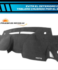 Cubretablero premium para Nissan Note 2017–2019 con protección UV