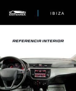 Vista interior del vehículo Seat Ibiza 2018–2021 como referencia