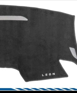 Cubretablero premium para Seat Leon Cupra 2014–2020 detalle del bordado