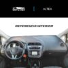 Vista interior del vehículo Seat Altea 2008–2015 como referencia
