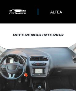 Vista interior del vehículo Seat Altea 2008–2015 como referencia
